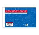 Blocco ricevute generiche - 2 copie autoricalcanti - 10 x 17cm - 50 fogli - BM