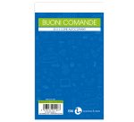 Blocco comande - 25 fogli - 3 copie autoricalcanti - 10 x 17cm - BM