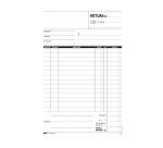 Blocco fattura 1 aliquota - 33 fogli 3 copie autoricalcanti - 23 x 14,8cm - Edipro