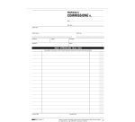 Blocco copia commissioni - 3 copie autoricalcanti - 23 x15 cm - 33 fogli - Edipro