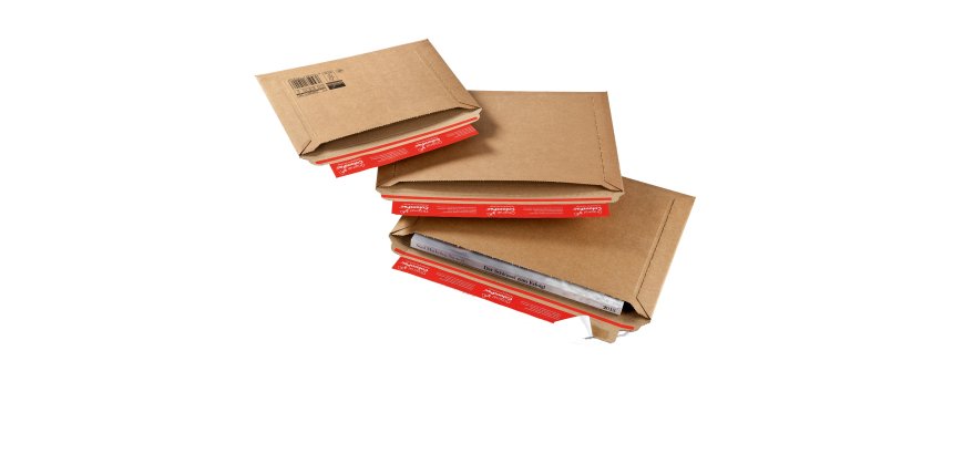 Busta in cartone CP 015 F Flute - formato B4+ (400x285 mm) - altezza massima 50 mm - ColomPac