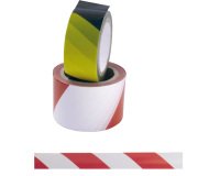 Nastro di sicurezza - adesivo - 5 cm x 25 m - PVC - giallo/nero - Viva