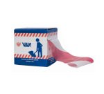 Nastro segnaletico di sicurezza - 7 cm x 200 m - PE - rosso/bianco - Viva