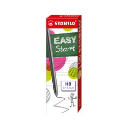 En_minas stabilo easy ergo grafito hb 3,15 mm caja de 6 minas