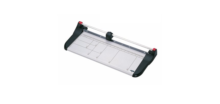 Taglierina a lama rotante 3216 - 24,5 x 57 x 6,5 cm - 460 mm (A3) - 7 fogli - grigio/nero - Titanium