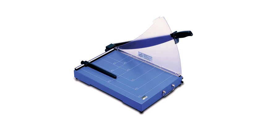 Taglierina a leva 3025 - con blocca lama - 36 x 53,5 x 44,5 cm - 448 mm (A3) - 20 fogli - blu - Titanium