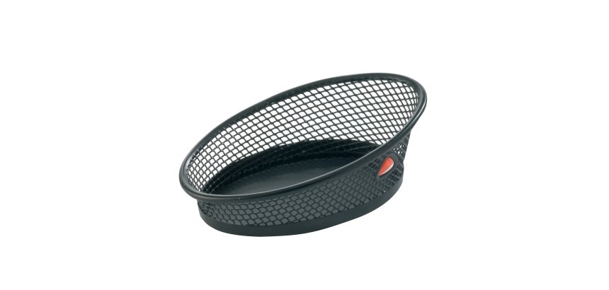 Portafermagli Mesh - 10,5 x 7,3 x 4 cm - rete metallica - nero - Alba