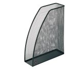 Portariviste Mesh - 26 x 8 x 33,5 cm - rete metallica - nero - Alba
