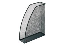 Portariviste Mesh - 26 x 8 x 33,5 cm - rete metallica - nero - Alba