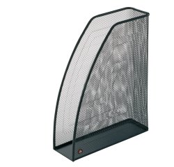 Portariviste Mesh - 26 x 8 x 33,5 cm - rete metallica - nero - Alba