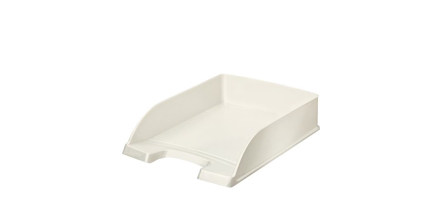Vaschetta portacorrispondenza WOW - 25,5 x 35,7 x 7 cm - bianco metallizzato - Leitz