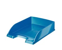 Vaschetta portacorrispondenza WOW - 25,5 x 35,7 x 7 cm - blu metallizzato - Leitz