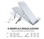 Leggio Booklift - formato A4 - silver - Fellowes