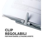 Leggio Booklift - formato A4 - silver - Fellowes