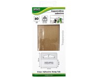 Appendicartello adesivo - 4,5x4,5cm - 80 pezzi - Lebez