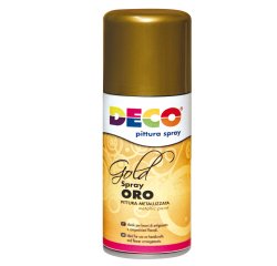 Vernice spray - 150ml - oro - DECO