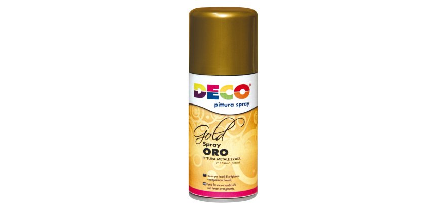 Vernice spray - 150ml - oro - DECO