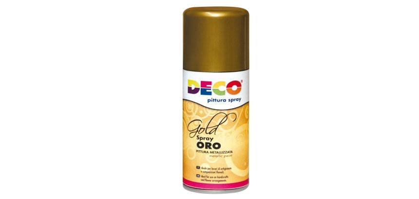 Vernice spray - 150ml - oro - DECO