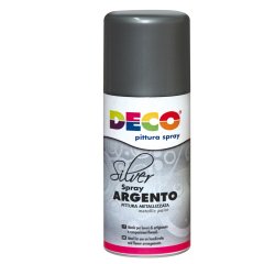 Vernice spray - 150ml - argento - DECO