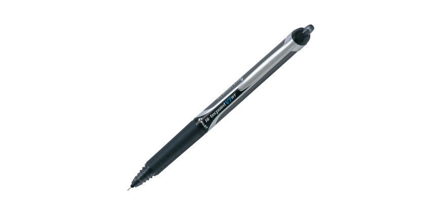 Roller a scatto Hi Tecpoint V7 RT  - punta 0,7mm - nero - Pilot