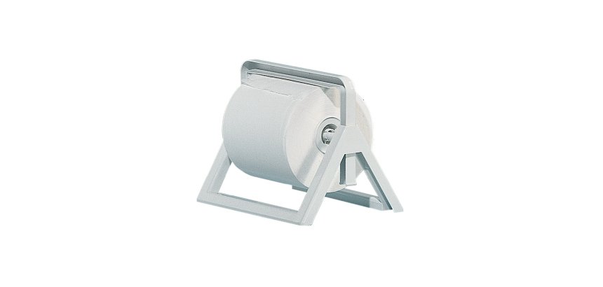 Dispenser murale/da banco per bobine di carta - ABS - 25x30,5x44 cm - bianco - Mar Plast