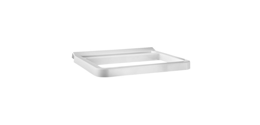 Portasacco per dispenser a cavalletto - ABS - 4,2x35,6x40 cm - bianco - Mar Plast
