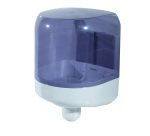 Dispenser asciugamani a spirale Prestige -  formato Maxi - 25,6x27,5x33,5 cm - bianco/azzurro trasparente - Mar Plast