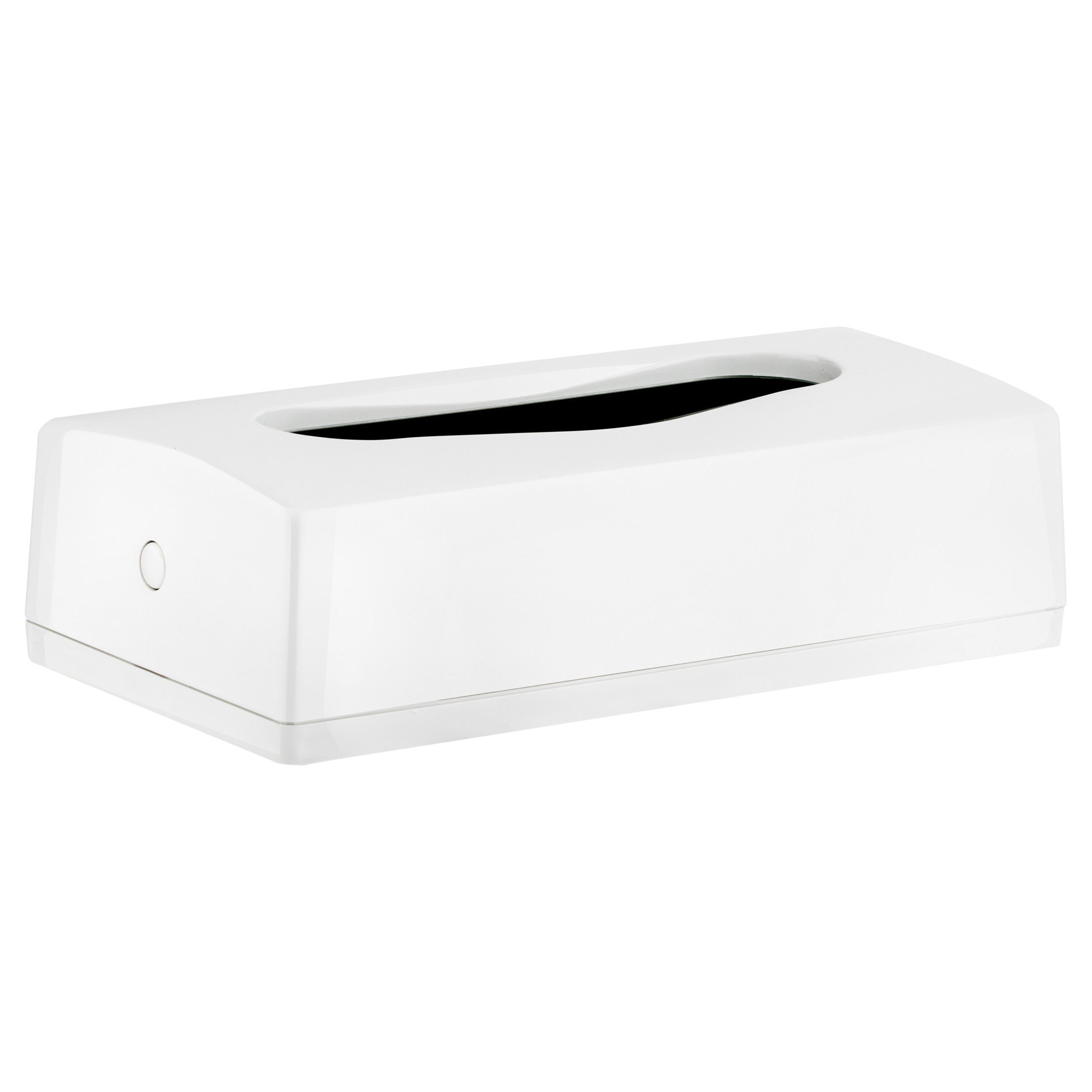 Dispenser per veline di carta - da muro - 27x7x14 cm - bianco - Mar Plast  su