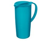 Caraffa con coperchio - 16 x 10,5 x 22,5 cm - PPL - 1,2 L - blu - Rotho
