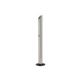 Cylindrical ashtray post stainless steel