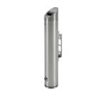 Portacenere murale - da esterno - diametro 10 cm - H 48 cm - acciaio inox - Studio T