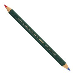 En_lapices bicolor faber castell goldfaber rojo/azul unidad