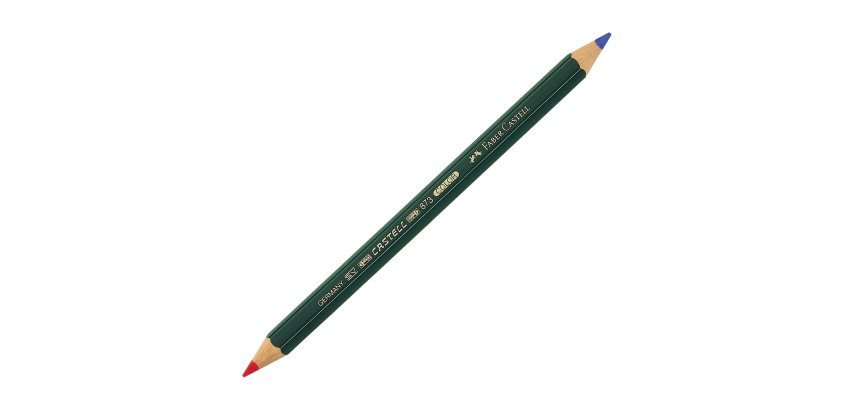 Matita bicolore grossa - rosso/blu - Faber-Castell