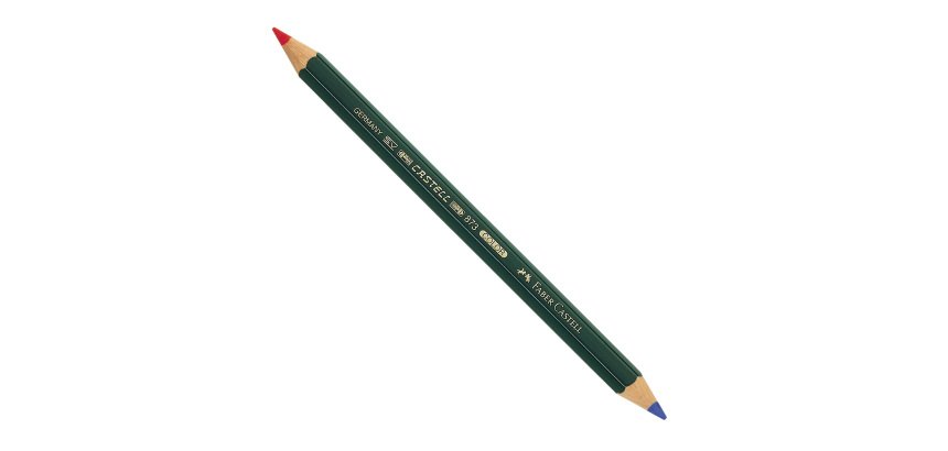 Matita bicolore grossa - rosso/blu - Faber-Castell
