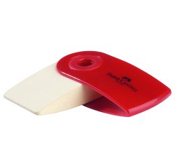 Faber-Castell 182411 eraser Blue, Red 2 pc(s)