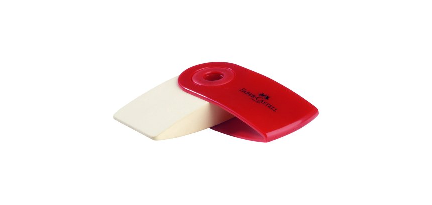 Faber-Castell 182411 eraser Blue, Red 2 pc(s)