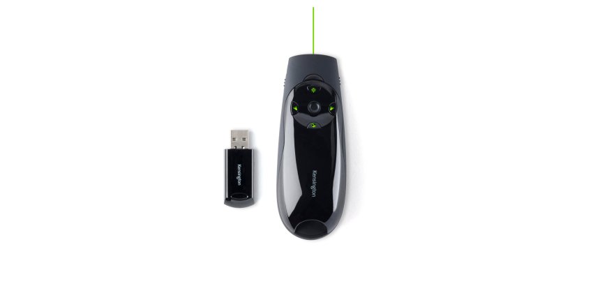 Telecomando Presenter Expert con puntatore laser verde - Kensington
