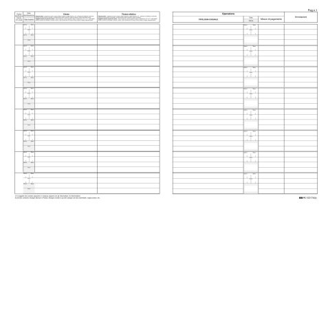 Registro antiriciclaggio per professionisti - 31 x 24cm - 46 fogli - Edipro