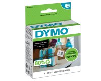 Rotolo 750 etichette LW S0929120 - 25 x 25 mm - carta - multiuso - removibile - bianco - Dymo