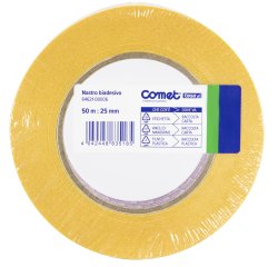 Nastro biadesivo - 2,5 cm x 50 m - trasparente - Comet