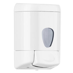 Dispenser da muro Prestige per sapone liquido - 15,9x8x10,5 cm - capacità 0,55 L - bianco - Mar Plast