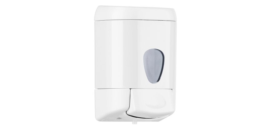 Dispenser sapone Prestige - murale - capacità 0,55 L - bianco - Mar Plast