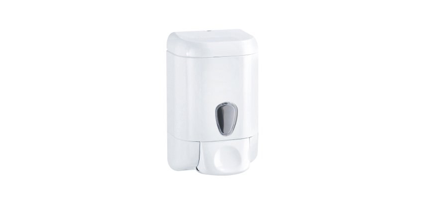Dispenser sapone Prestige - murale - capacità 1 L - bianco/azzurro trasparente - Mar Plast