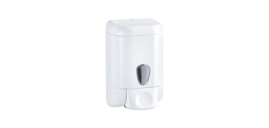 Dispenser sapone Prestige - murale - capacità 1 L - bianco/azzurro trasparente - Mar Plast