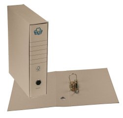 Registratore Eco New - dorso 8 cm - protocollo 23 x 33 cm - grigio - Brefiocart