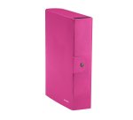 Scatola progetto WOW - dorso 8 cm - fucsia metallizzato - Leitz