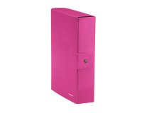 Scatola progetto WOW - dorso 8 cm - fucsia metallizzato - Leitz