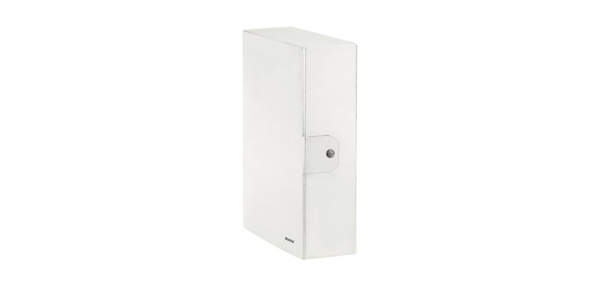 Scatola progetto WOW - dorso 10 cm - bianco metallizzato - Leitz