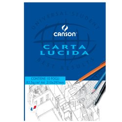 Blocco carta lucida - 210x297mm - 10 fogli - 80gr - uso manuale - Canson