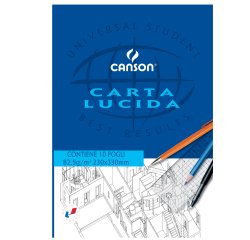 Blocco carta lucida - 230x330mm - 10 fogli - 80gr - uso manuale - Canson